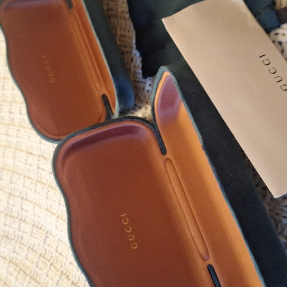Gucci Green Sunglasses and Clear Glasses Eyewear Collection - Picture 4 of 7